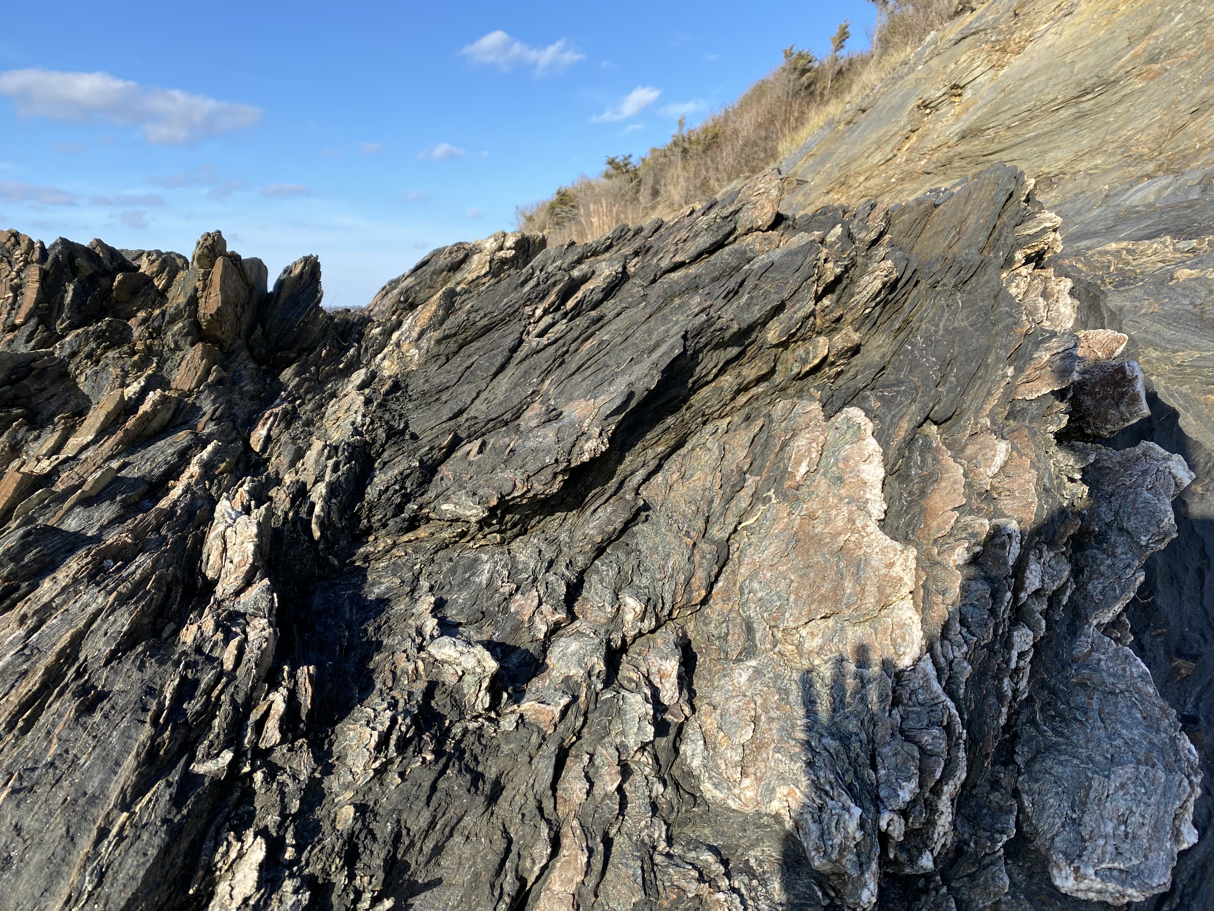 Sharp rocks