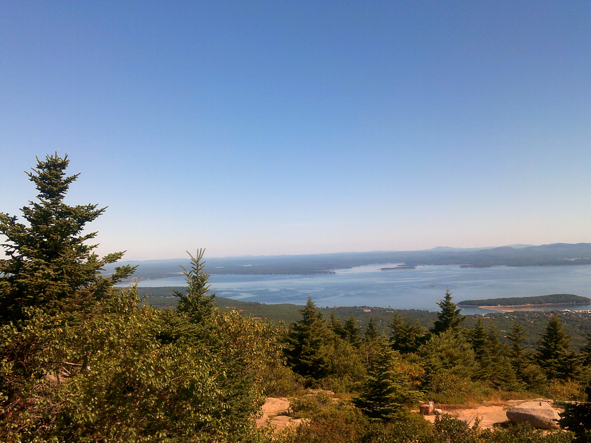 View from the top of Cadillac Mountain